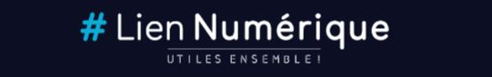 Logo #Lien Numérique Utiles ensemble