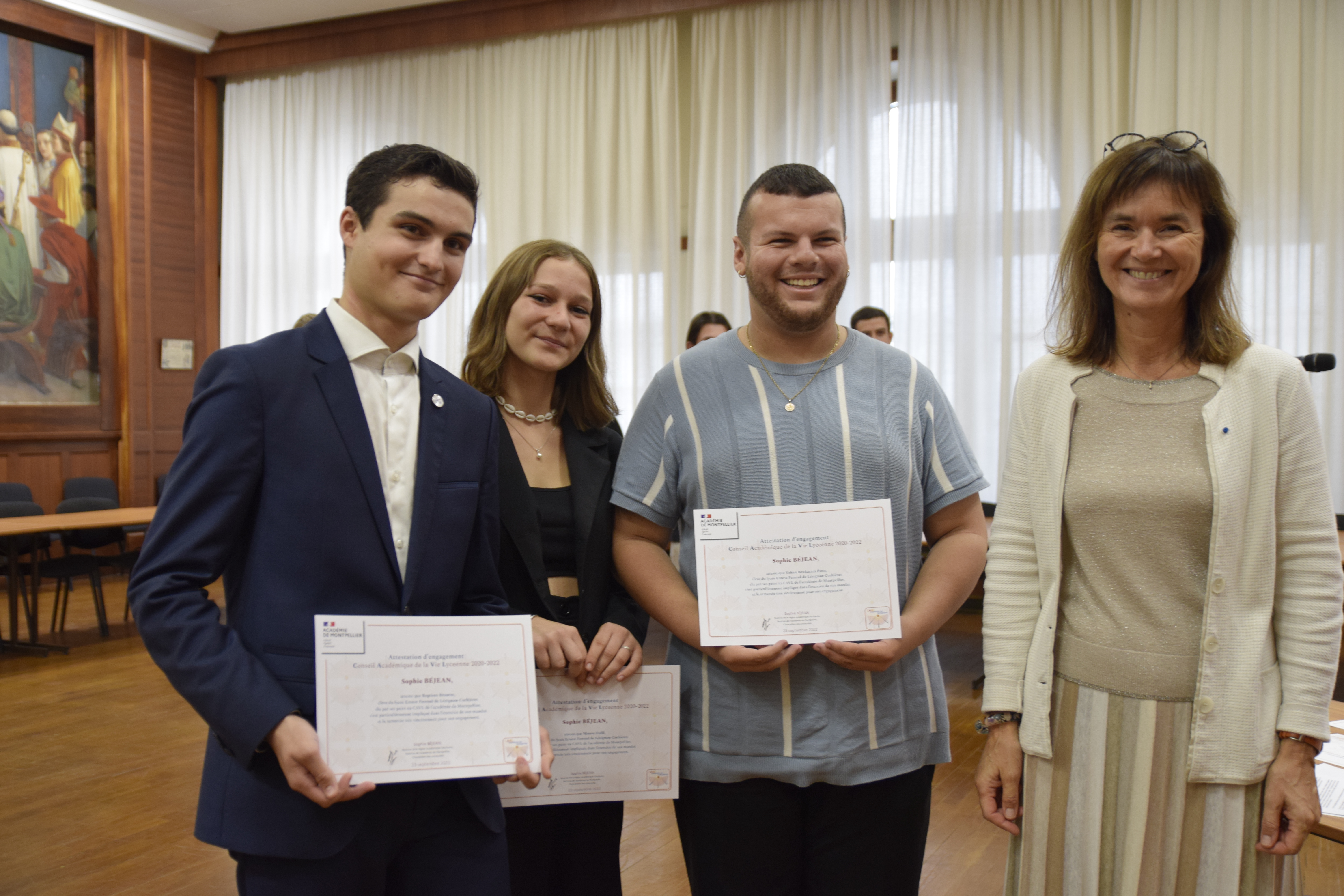 Remise diplome engagement lyceen