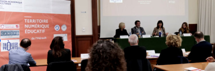 Signature de la convention TNE entre la banque des territoires et l’académie de Montpellier