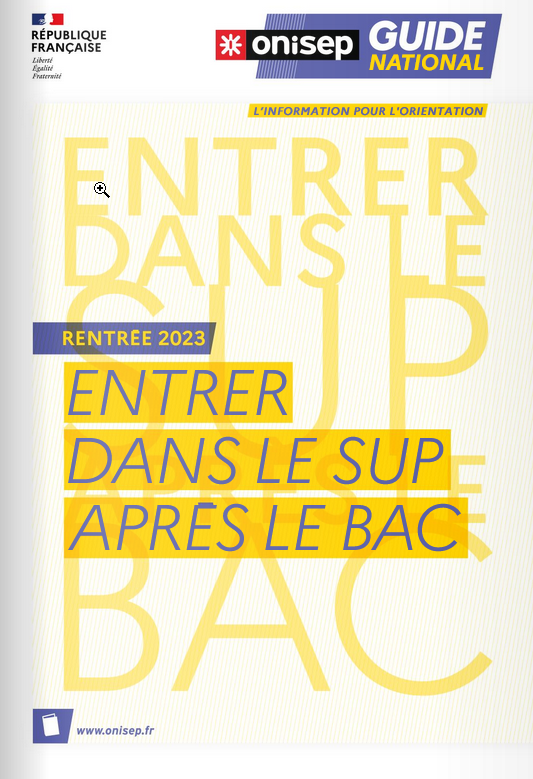 guide onisep après le sup 22 23
