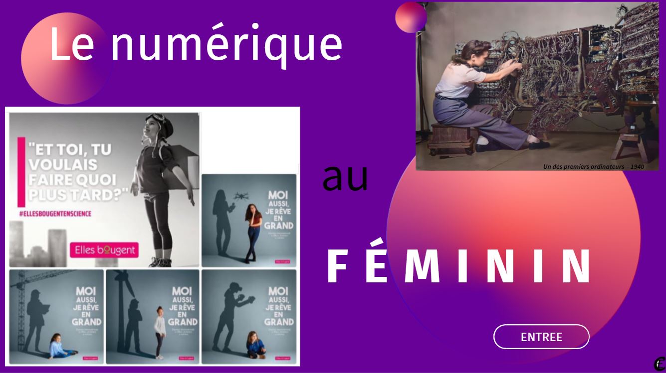 Présentation interactive : le numérique au féminin