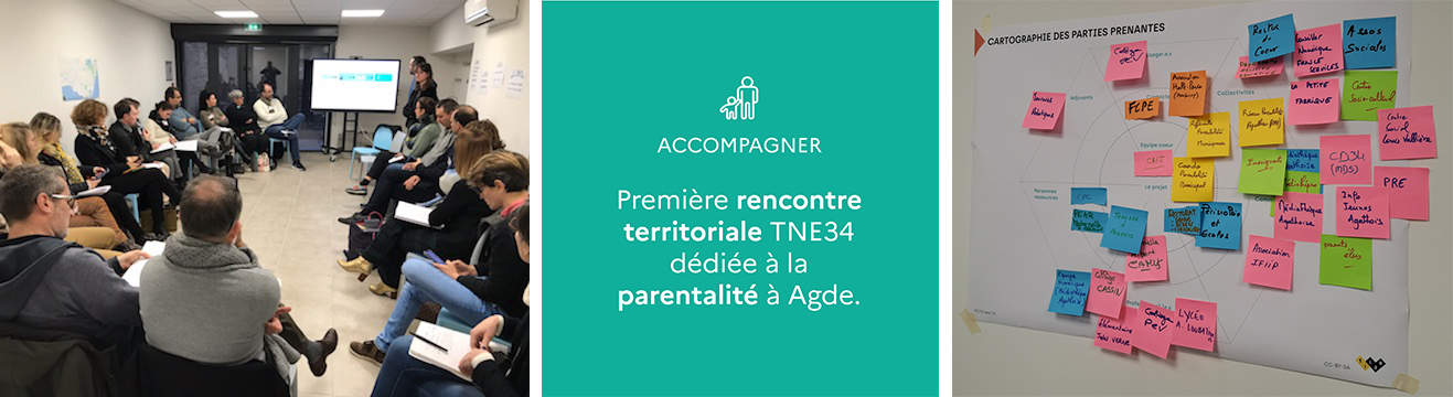 ACCOMPAGNER : ​​​​​​​Première rencontre territoriale TNE34 dédiée à la parentalité à Agde