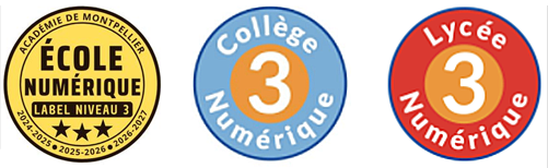 Labels niveau 3 (École, collège et lycée)