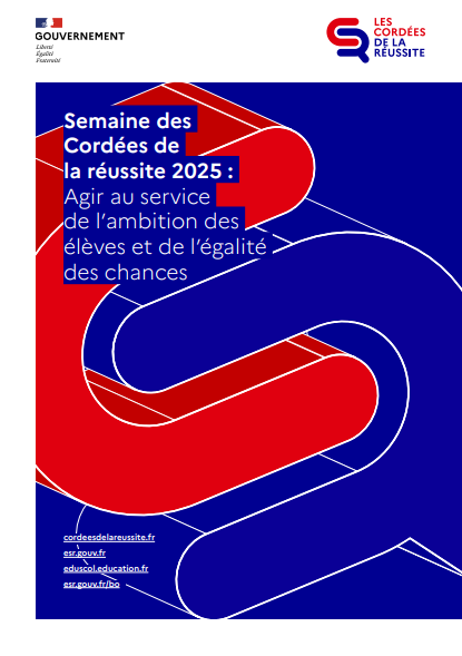 1ère de couv livret 2025 semaine nationale des cordées