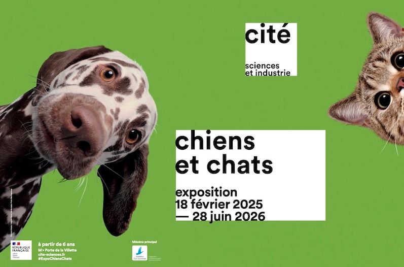 Affiche expo Chiens et Chats Paris 2025