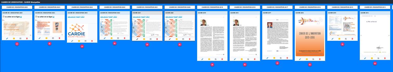 CARDIE- Cahiers de l'inno 2014-2025