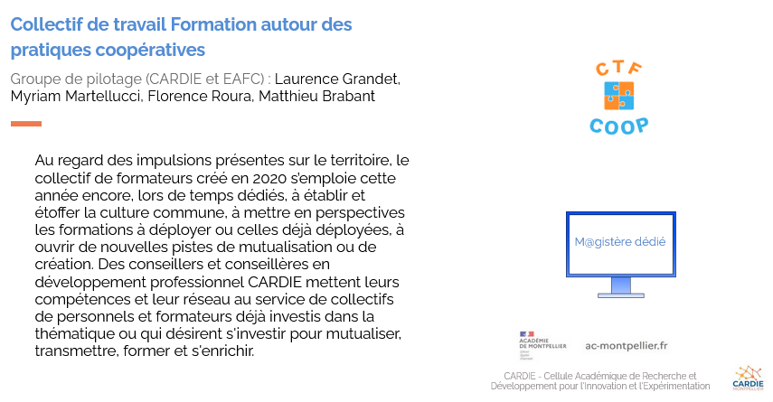 Lien vers Cahiers de l'innovation CARDIE 2025