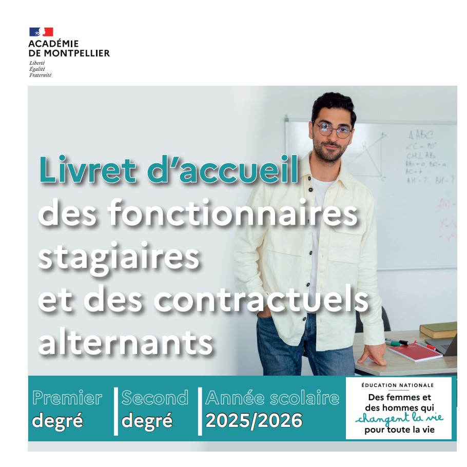 Couverture livret d'accueil des fonctionnaires stagiaires et des contractuels alternants