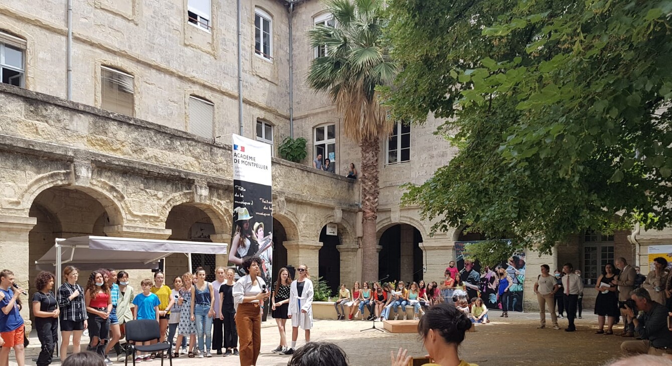 Fete de la musique cour rectorat juin 2021