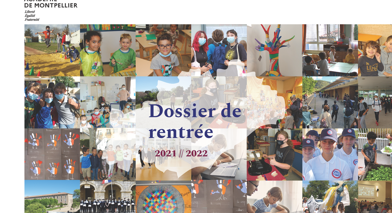 Dossier de rentrée 2021 de la dsden 34 | Académie de Montpellier