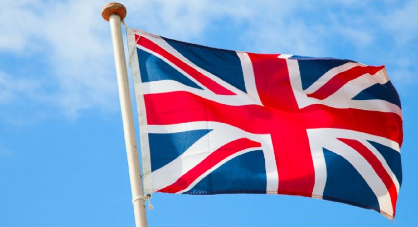 drapeau anglais flottant