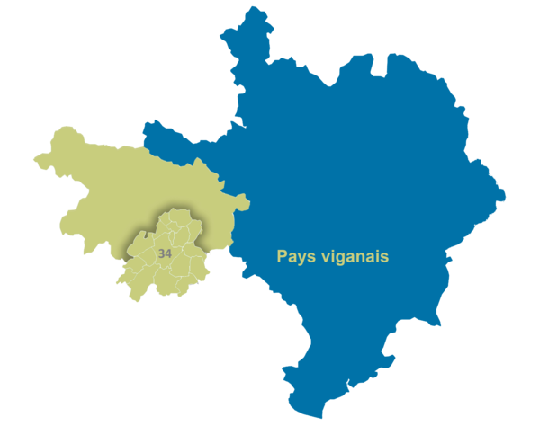 localisation du réseau dans le Gard