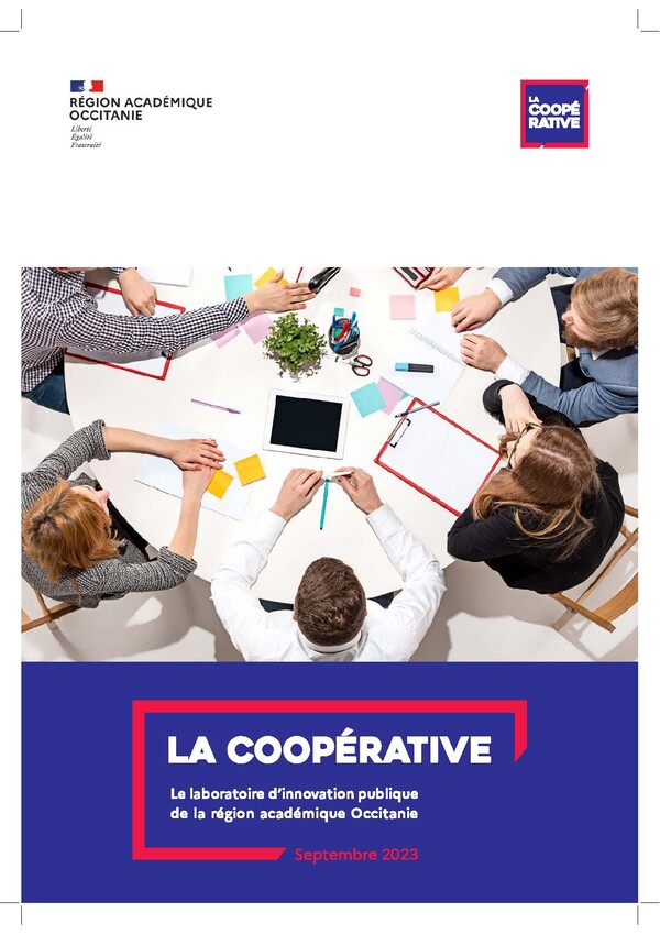 Page de couverture de la plaquette La Coopérative
