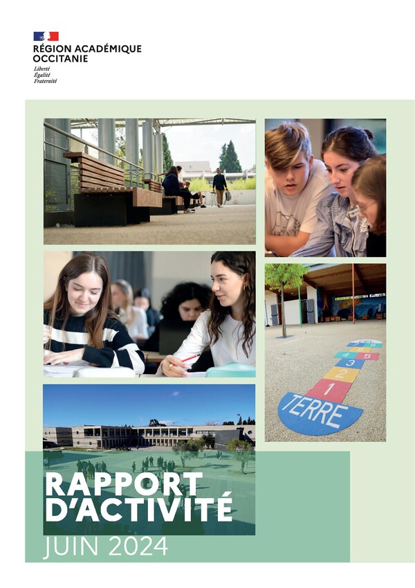Couverture du rapport d'activité 2024