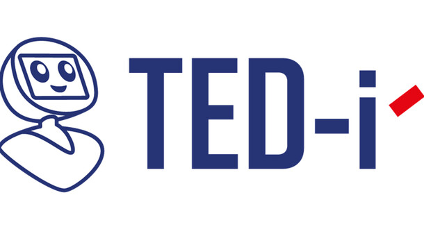 Logo Ted-i avec une tête de robot