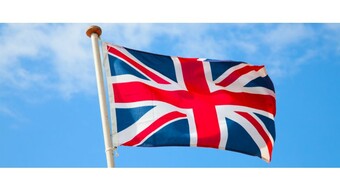 drapeau anglais flottant