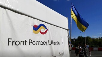tente association réfugiés ukrainiens en Pologne