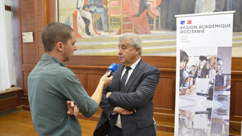 Conf presse rentrée étudiante 2022 : KB en ITW radio 