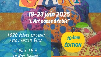 Affiche de l'exposition Pont du G'Art 2025