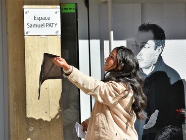Plaque S;Paty - Lycée Louise Michel