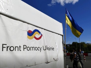 tente association réfugiés ukrainiens en Pologne