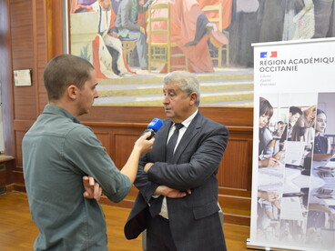 Conf presse rentrée étudiante 2022 : KB en ITW radio 